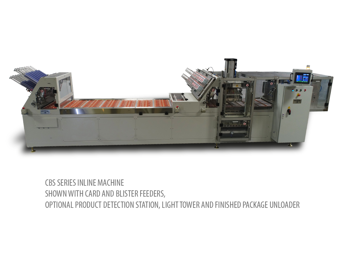 Fully Automatic Inline Blister Packaging Machines CBS series