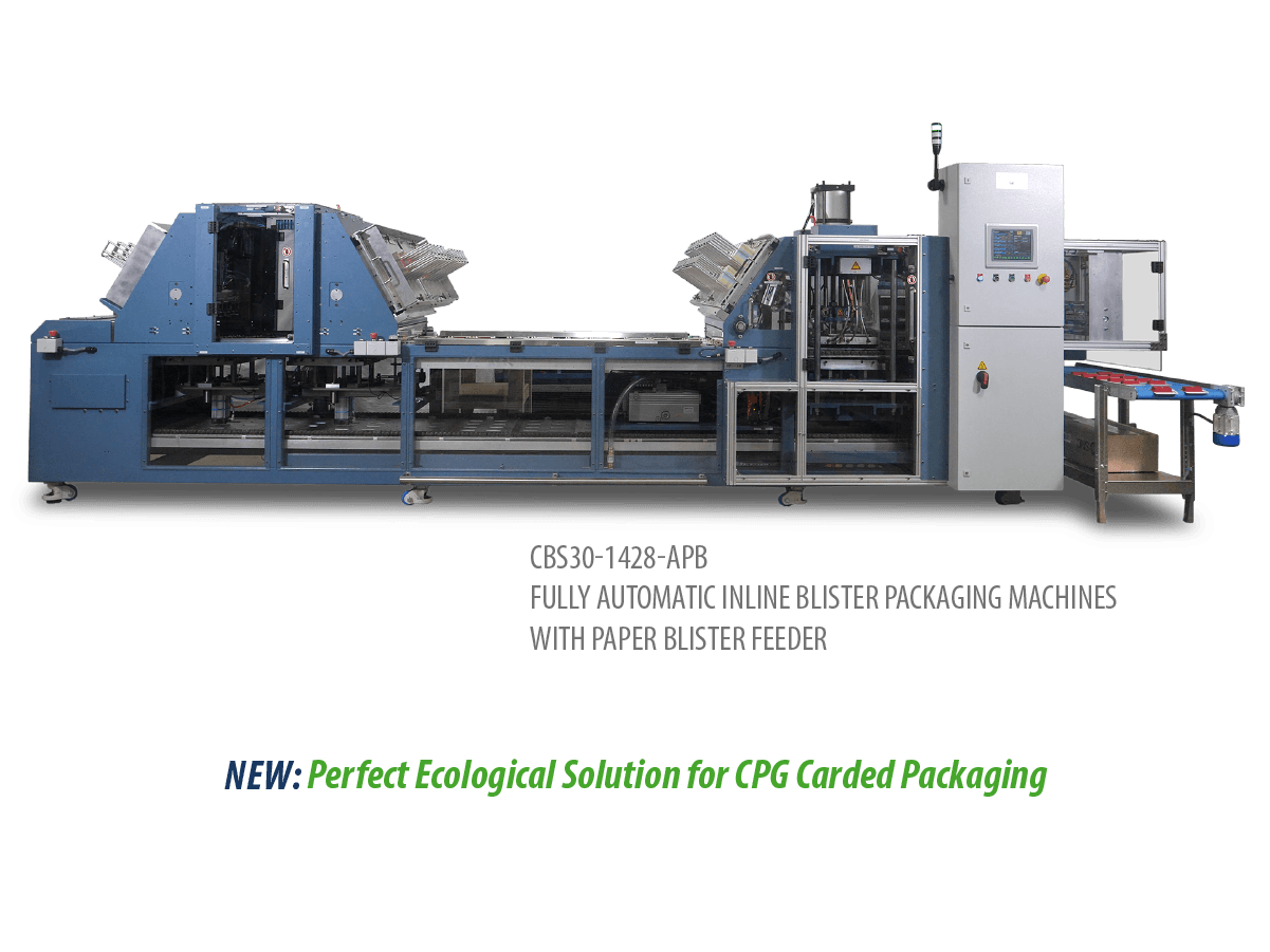 Fully Automatic Inline Blister Packaging Machines with Paper Feeder